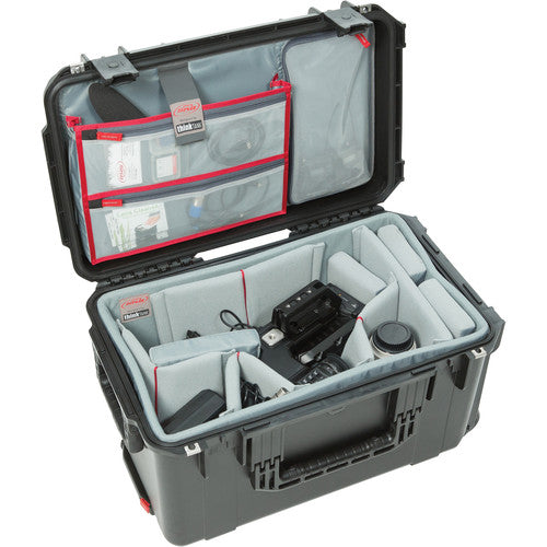 SKB 3i-2213-12DL iSeries Case with Think Tank Video Dividers & Lid Organizer (Black)