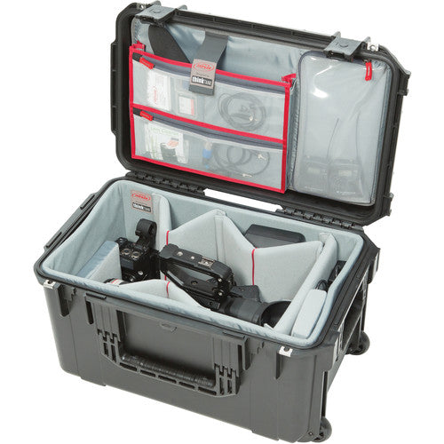 SKB 3i-2213-12DL iSeries Case with Think Tank Video Dividers & Lid Organizer (Black)