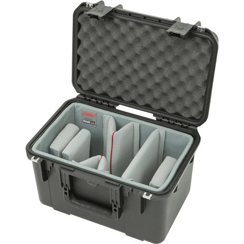 SKB 3i-1610-10DT iSeries Waterproof Case with Video Dividers and Lid Foam (Black)