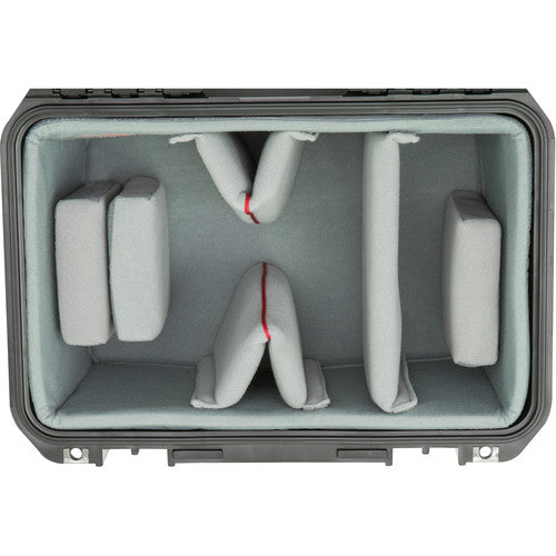 SKB 3i-1610-10DT iSeries Waterproof Case with Video Dividers and Lid Foam (Black)