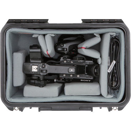 SKB 3i-1610-10DT iSeries Waterproof Case with Video Dividers and Lid Foam (Black)
