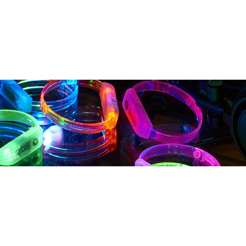 Hercules HER-WRISTBAND-10-PK Sound-Reactive Multicolor LED Wristbands (10-Pack)