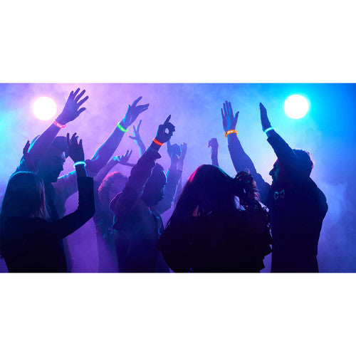 Hercules HER-WRISTBAND-10-PK Sound-Reactive Multicolor LED Wristbands (10-Pack)