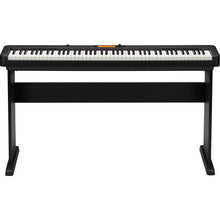 Charger l'image dans la galerie, Casio CS-470P Matching Wood Stand with 3 Fixed Pedals for CDP-S Keyboards (Black)