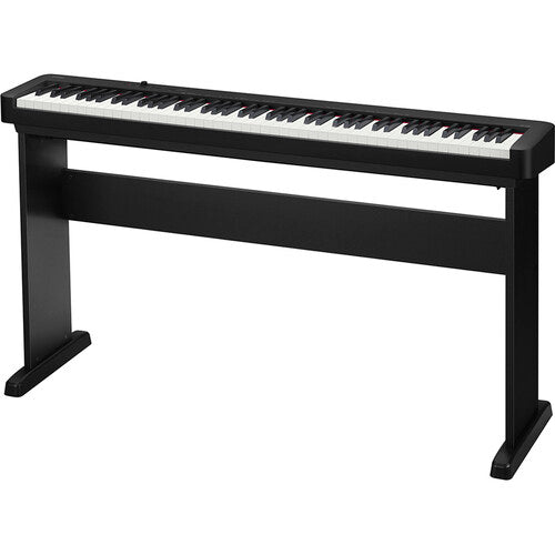 Casio CS-470P Matching Wood Stand with 3 Fixed Pedals for CDP-S Keyboards (Black)