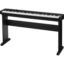 Charger l'image dans la galerie, Casio CS-470P Matching Wood Stand with 3 Fixed Pedals for CDP-S Keyboards (Black)