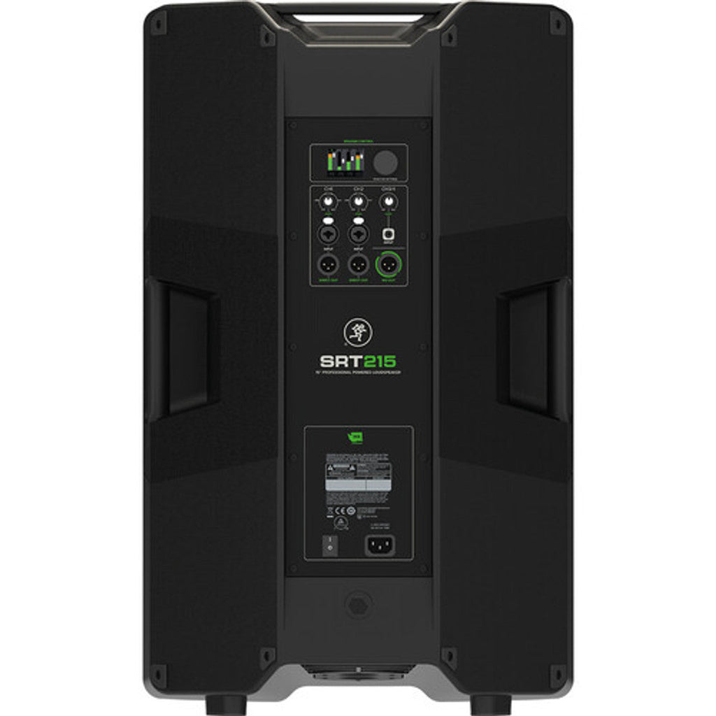 2 Mackie SRT215 15" 1600-watt Professional Powered Loudspeaker Bundle