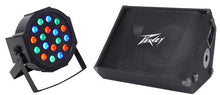 Load image into Gallery viewer, Peavey PV 12M Pro Passive 12&quot; Stage Monitor Speaker + Wash Light