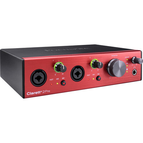 Focusrite CLARETT-PLUS-2PRE Desktop 10x4 USB-C Audio/MIDI Interface