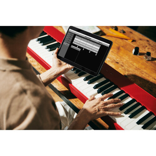 Casio Privia PX-S1100RD 88-Key Digital Piano with Built-In Speakers (Red)