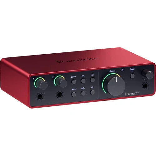 Focusrite Scarlett 2i2 Studio 4rd Gen 2x2 USB Audio Interface