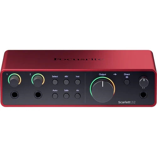 Focusrite Scarlett 2i2 Studio 4rd Gen 2x2 USB Audio Interface