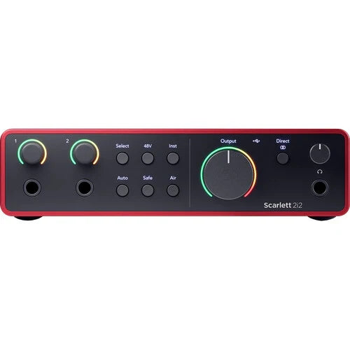 Focusrite Scarlett 2i2 Studio 4rd Gen 2x2 USB Audio Interface