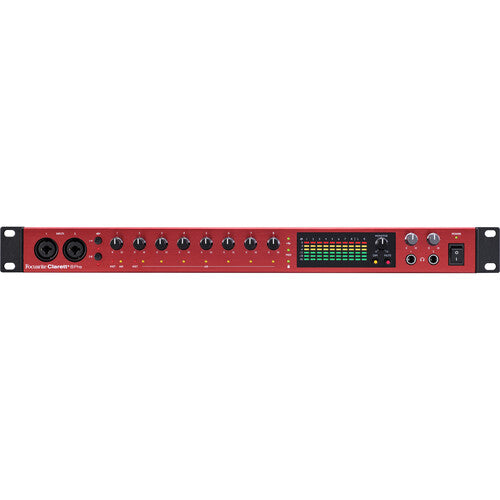 Focusrite CLARETT-PLUS-8PRE Rackmount 18x20 USB-C Audio/MIDI Interface