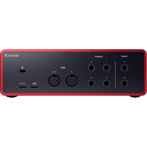 Focusrite SCARLETT-4I4-4G USB-C Audio/MIDI Interface 4th Generation