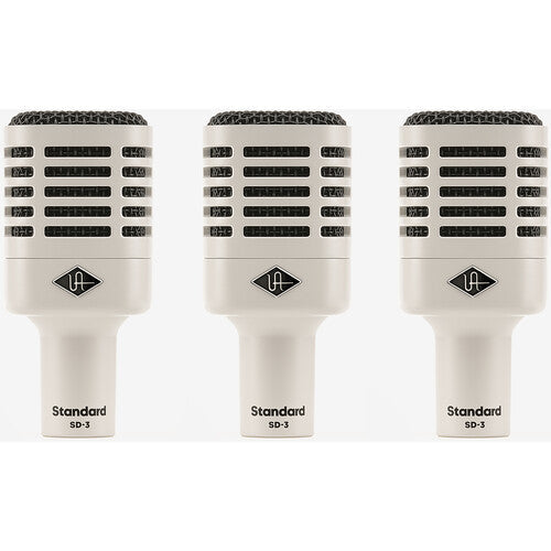 Universal Audio UA-SD3X3-U Cardioid Dynamic Microphone with Hemisphere Modeling (3-Pack)