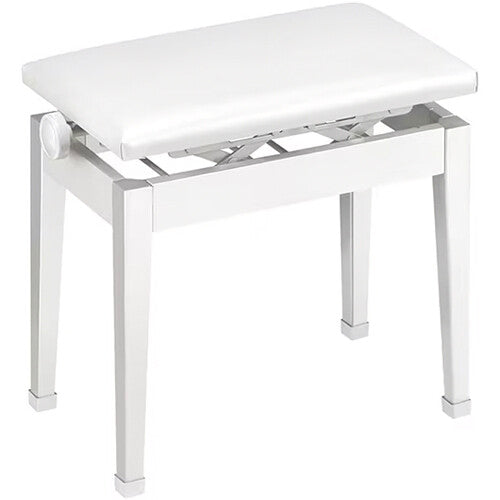 Casio CB-30WE Height-Adjustable Metal Artist Bench (White)