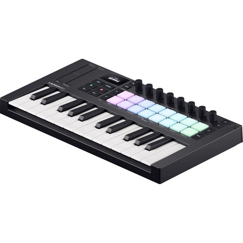 Novation LAUNCHKEY-MINI25-MK4 USB MIDI Keyboard Controller (Black, 25 Mini Keys)