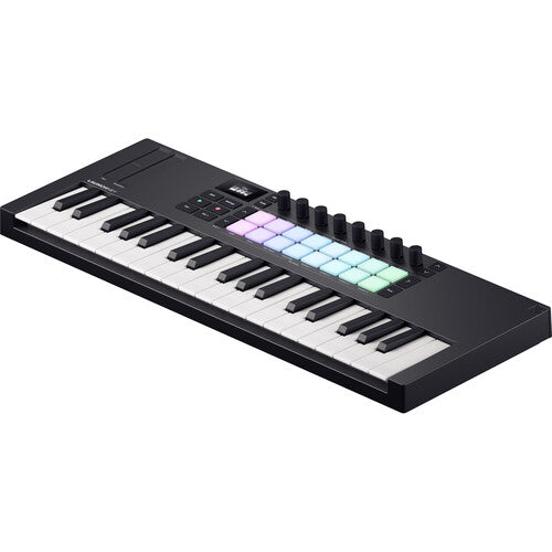 Novation	LAUNCHKEY-MINI37-MK4 USB MIDI Keyboard Controller (Black, 37 Mini Keys)