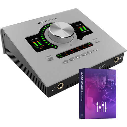 Universal Audio UA-APTXQG2-STU-U Apollo Twin X QUAD Gen 2 Thunderbolt 3 Audio Interface with Studio+ Bundle