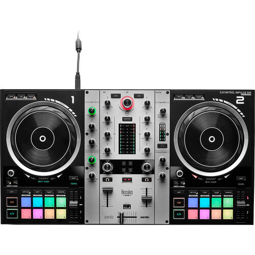 Hercules DJCINPULSE500-LTDSLV DJControl Inpulse 500 DJ Software Controller (Limited Edition Silver)