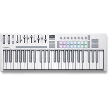 Load image into Gallery viewer, Novation LAUNCHKEY-49-MK4-WH USB MIDI Keyboard Controller (White, 49 Keys)