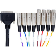 Charger l'image dans la galerie, Hosa AES-805Y DB25-to-XLR AES/EBU Breakout Snake - 16.5' (5 m)