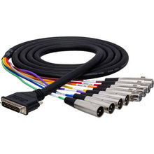 Charger l'image dans la galerie, Hosa AES-805Y DB25-to-XLR AES/EBU Breakout Snake - 16.5' (5 m)
