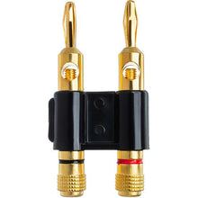 Load image into Gallery viewer, Hosa BNA-260BK Premium Dual Banana Plug- Blk