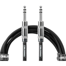 Load image into Gallery viewer, Gator CableWorks GCWB-BPC-1 1/4" Male to 1/4" Male Balanced Patch Cable (1')