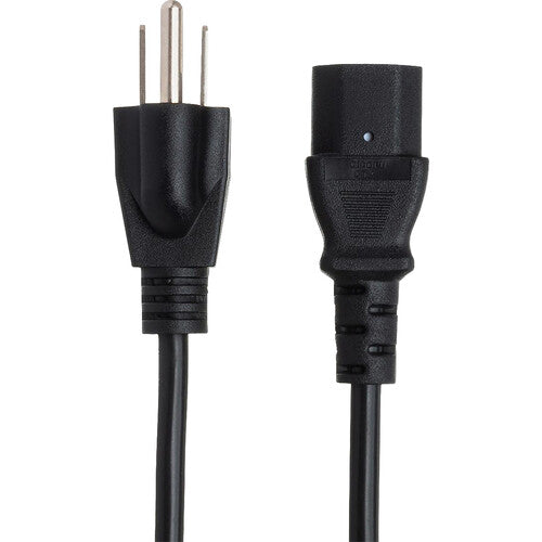Hosa PWC-401.5 Power Cable 1.5 foot Power Cord IEC C13 to NEMA 5-15P 1.5 ft