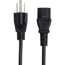 Load image into Gallery viewer, Hosa PWC-401.5 Power Cable 1.5 foot Power Cord IEC C13 to NEMA 5-15P 1.5 ft