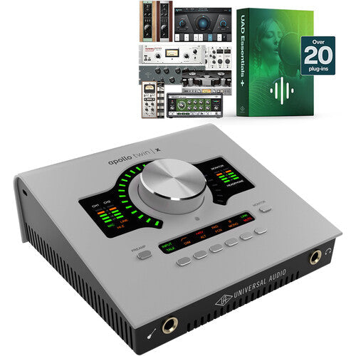 Universal Audio UA-APTXQG2-ESS-U Apollo Twin X QUAD Gen 2 Essentials+ 10 x 6 Thunderbolt Audio Interface with UAD DSP