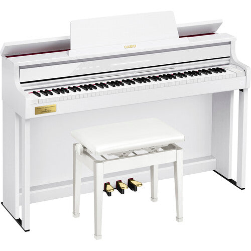 Casio Celviano AP750WE 88-Key Console-Style Digital Piano with Bench (White)