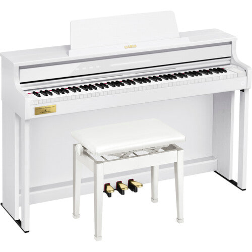 Casio Celviano AP750WE 88-Key Console-Style Digital Piano with Bench (White)