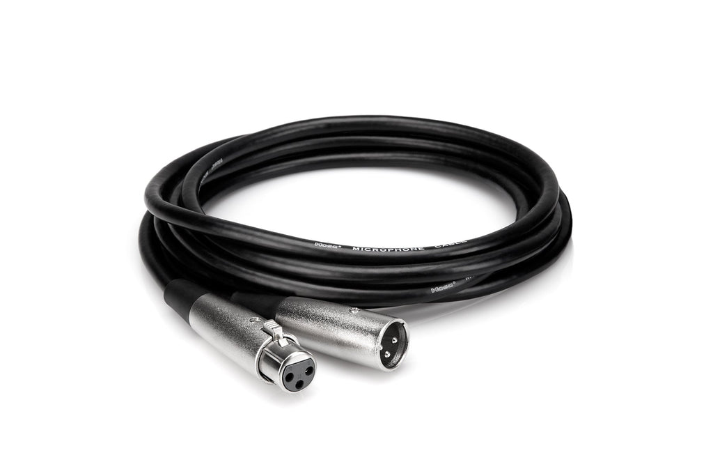 Hosa MCL-125 Microphone Cable XLR3F to XLR3M (25 Feet) - 2 Pack