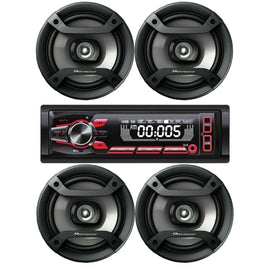 Cerwin Vega CV15BT AM/FM Bluetooth + 2 Pioneer TS-F1634R 6.5