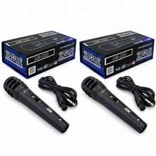 Load image into Gallery viewer, 2 Pack MR DJ AM250 Karaoke Dynamic Vocal Wired Microphone
