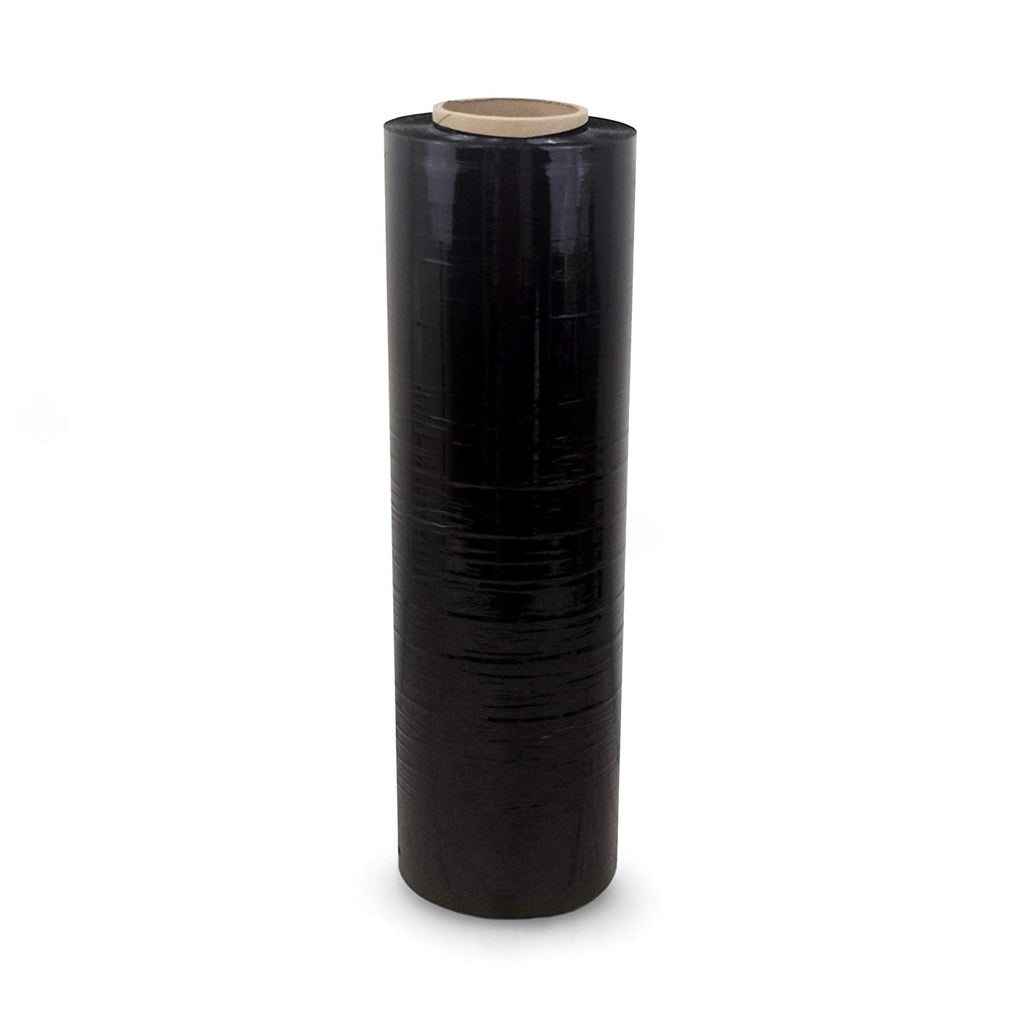 1 X Black Shrink Wrap Plastic Stretch Film 18" Wide x 1000' Long