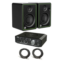 Load image into Gallery viewer, Mackie Onyx Artist 1·2 USB Audio Interface &amp; CR8-XBT Monitors &amp; 2 6-Feet 1/4" to 1/4" Cable
