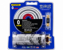 Charger l'image dans la galerie, Absolute KITCAP0GASI 0 Gauge Amplifier Installation Kit &amp; 4 Farad Digital Capacitor Package