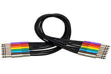 Charger l&#39;image dans la galerie, Hosa TTS-890 Balanced Patch Cables, TT TRS to Same, 3 ft