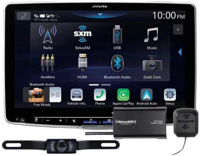 Alpine ILX-F511 11" Multimedia w/ License Plate Camera & SiriusXM Tuner