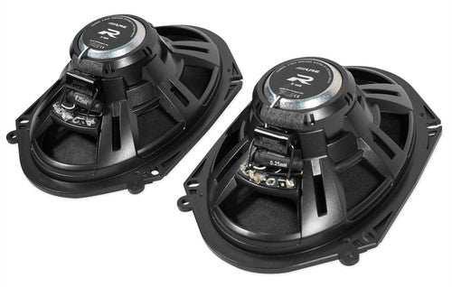 2 Pair Alpine R-S68 R-Series 6 x 8 Inch 300 Watt 2-Way Car Speakers