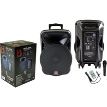 Load image into Gallery viewer, DSP4000 4000W Bluetooth DSP FM Radio USB Portable PA DJ KARAOKE Speaker