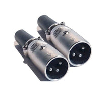 Load image into Gallery viewer, Mr. Dj XLRMH2 1 Pair XLR Male Head 3 Pin Connector Allows for Speaker Cables