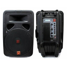 Load image into Gallery viewer, Mr. Dj PP-3000BT 15-Inch 2500-Watt Max Power Speaker with Built-In LCD/MP3/USB/SD and Bluetooth Works with all DJ Equipment