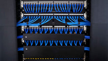 Load image into Gallery viewer, American Terminal EPC3BL 3' Cat6a Ethernet network patch cable RJ45 23AWG 600M solid copper wire 3' blue