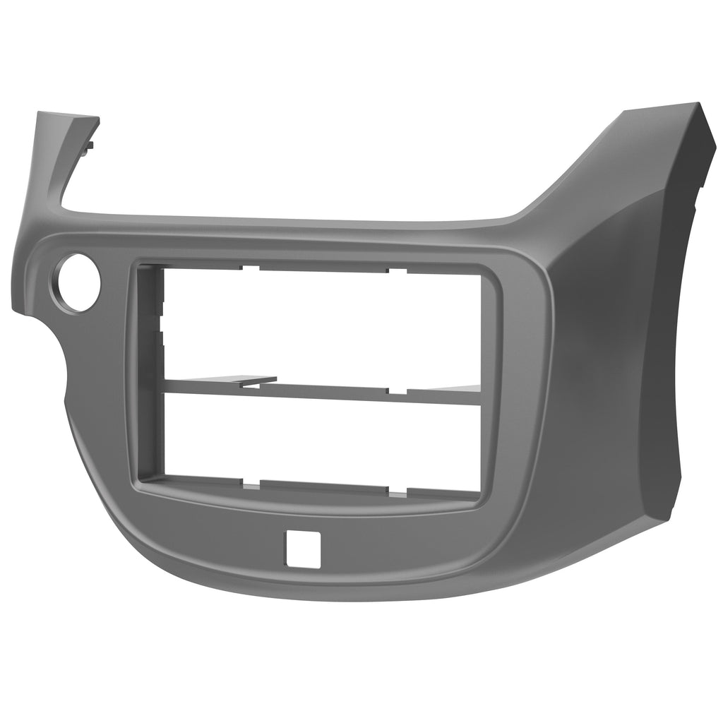 Metra 99-7877S Single-DIN Car Stereo Silver Dash Kit - Compatible Fits for Honda Fit 2009-2013