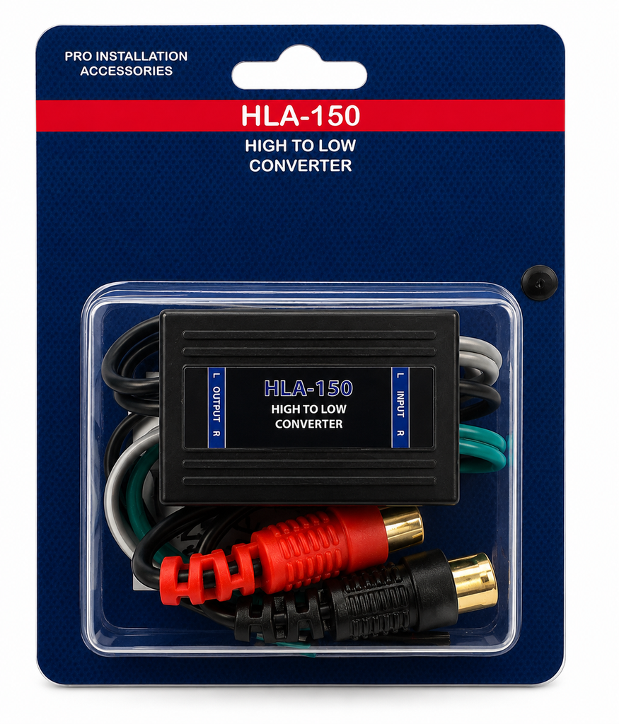 Absolute HLA-150 2-Channel High-to-Low Line Output Converter RCA Outputs
